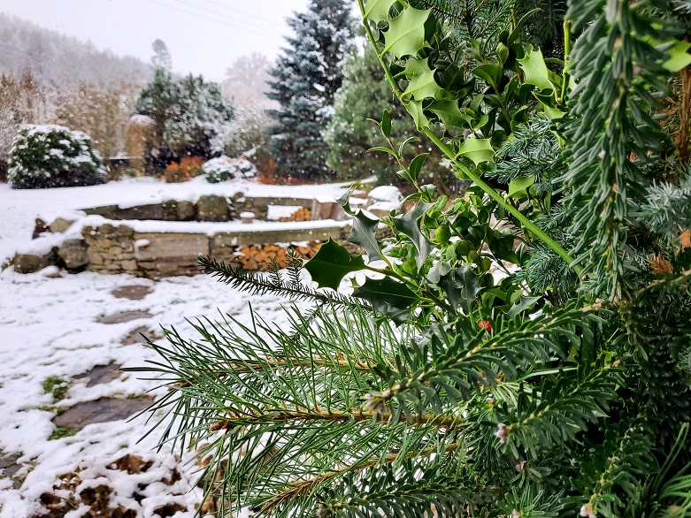 Chatka Mileč v zimě